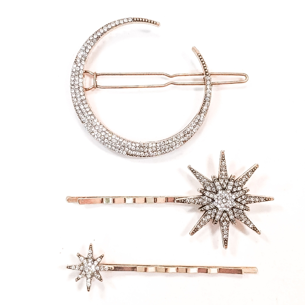 6 Celestial Goddess Collection Hair Pins | Hair Jewelry - Picture 6 of 7